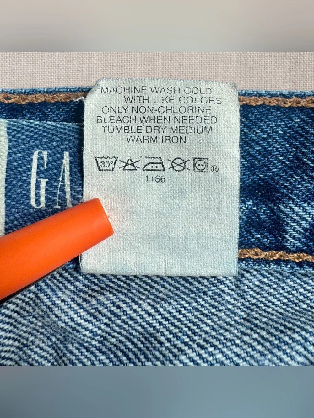 Vintage 90s Gap Blue Jeans Loose Fit Medium Wash Boys 10 Fits Women XXS 23x25.5